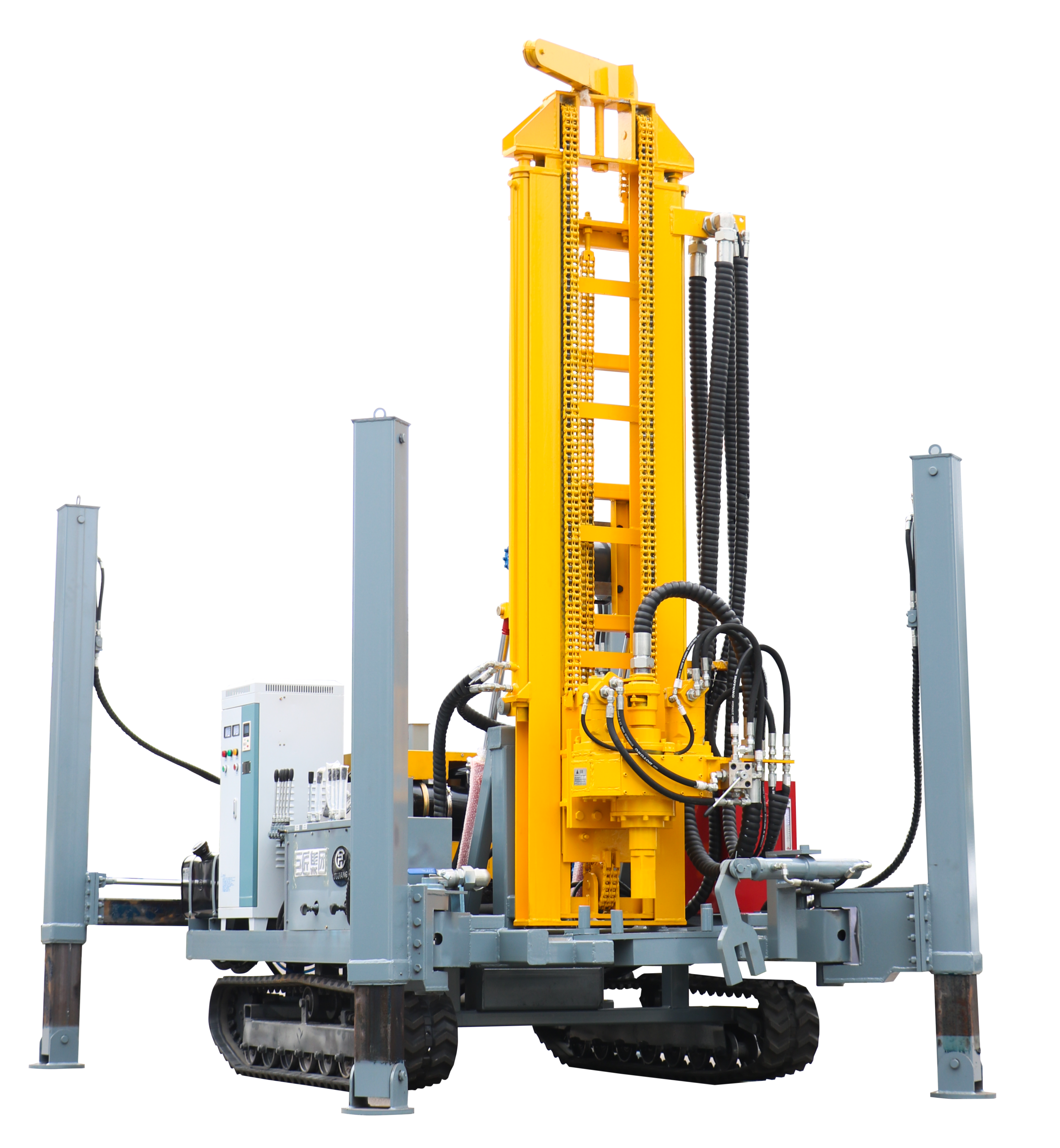 CJDX-300D Diesel-Electric Dual Power Pneumatic Drill Rig
